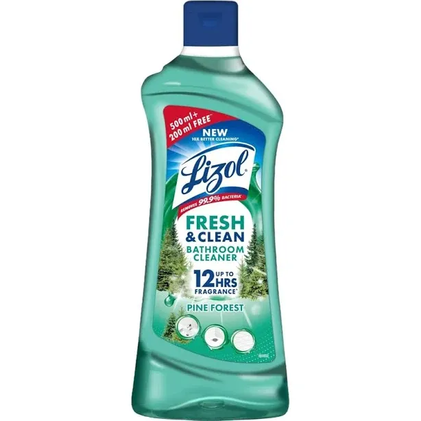 Lizol Fresh & Clean Bathroom Cleaner Pine Forest